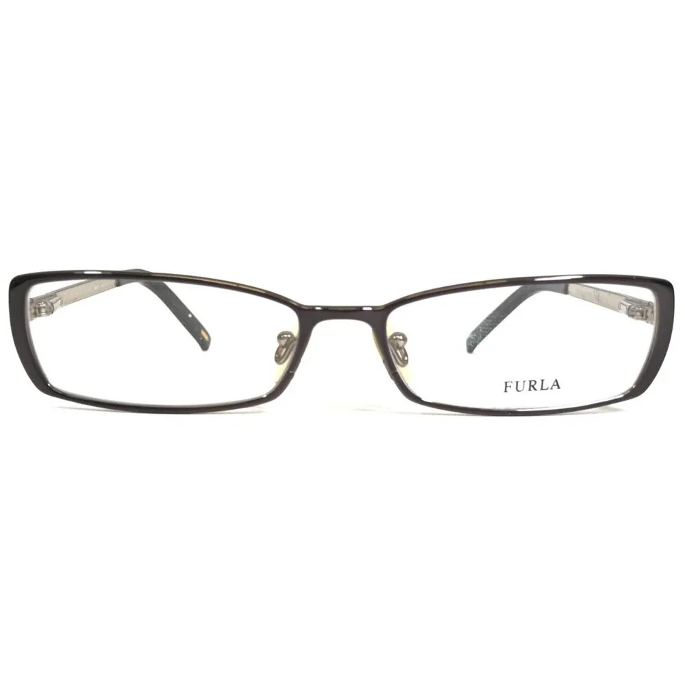 Furla Eyeglasses Frames ALISA VU4068 COL. SCV Shiny Brown Spotted 58-15-135